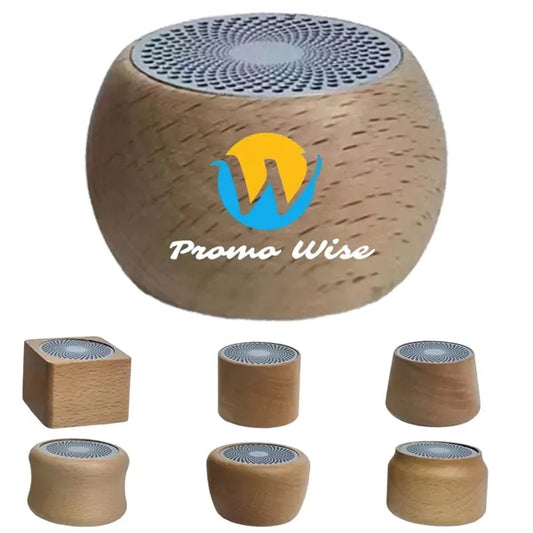 Vintage Portable Wooden Bluetooth Speaker with Bass Boost