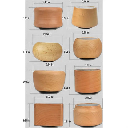 Vintage Portable Wooden Bluetooth Speaker with Bass Boost