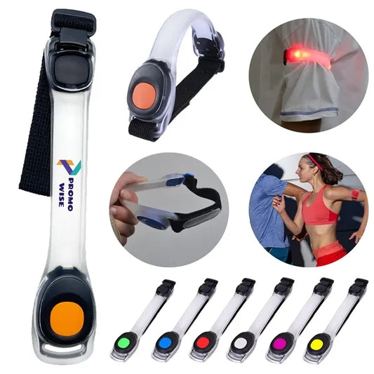 Durable LED Safety Armband for Night Running and Cycling