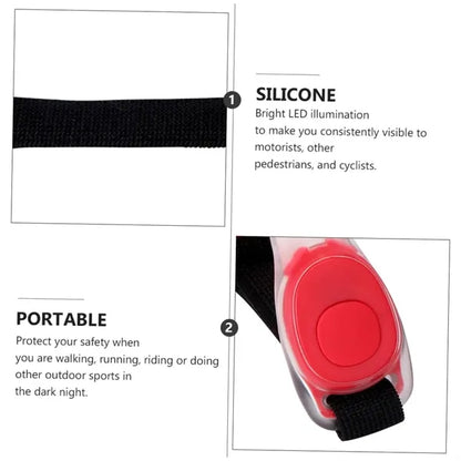 Durable LED Safety Armband for Night Running and Cycling