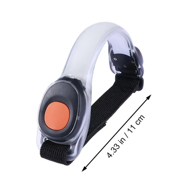 Durable LED Safety Armband for Night Running and Cycling