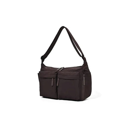 Large Capacity Crossbody Nylon Bag with Multiple Pockets