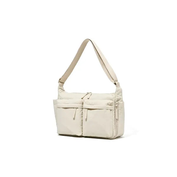 Large Capacity Crossbody Nylon Bag with Multiple Pockets