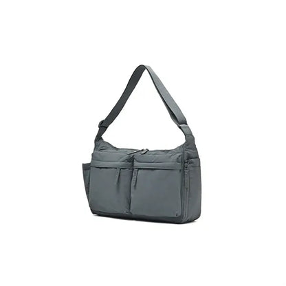 Large Capacity Crossbody Nylon Bag with Multiple Pockets