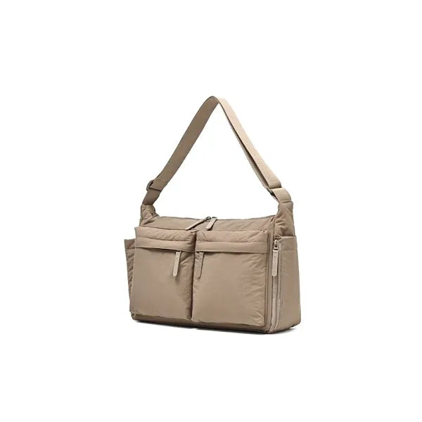Large Capacity Crossbody Nylon Bag with Multiple Pockets