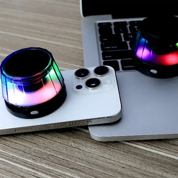 Gift RGB light magnetic phone stand HD Bluetooth speaker