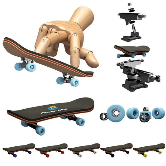 5 Layers Maple Finger Skateboard Stress Relief Toy