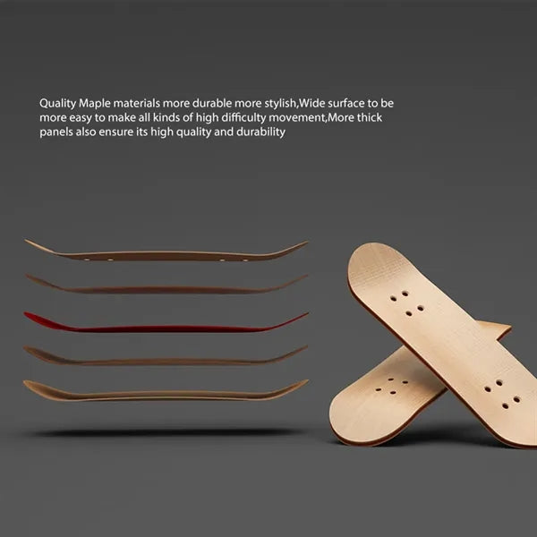 5 Layers Maple Finger Skateboard Stress Relief Toy
