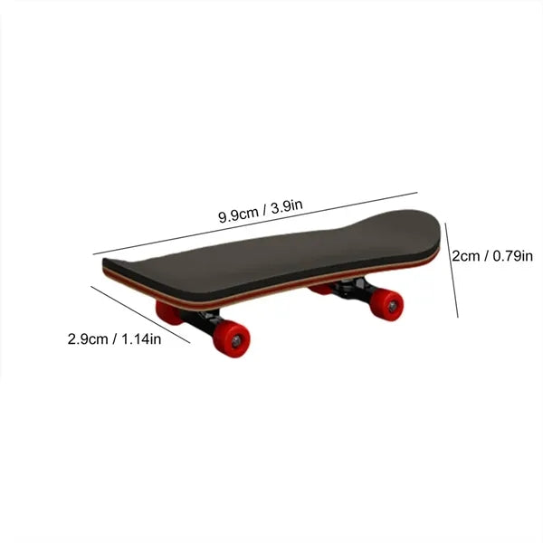 5 Layers Maple Finger Skateboard Stress Relief Toy