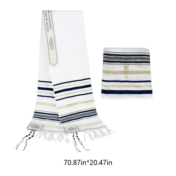 Unisex soft Christian blessing messianic tallit prayer shawl