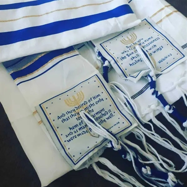 Unisex soft Christian blessing messianic tallit prayer shawl