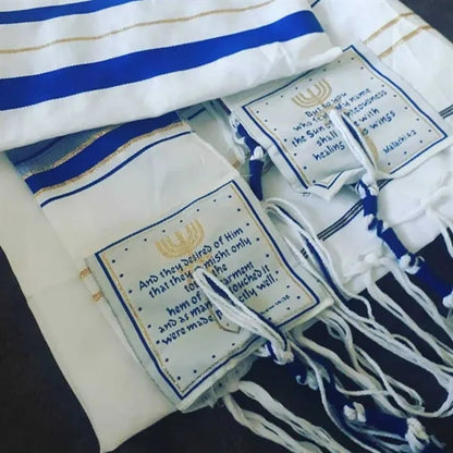 Unisex soft Christian blessing messianic tallit prayer shawl