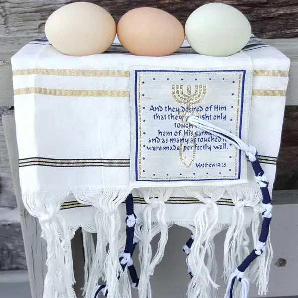 Unisex soft Christian blessing messianic tallit prayer shawl