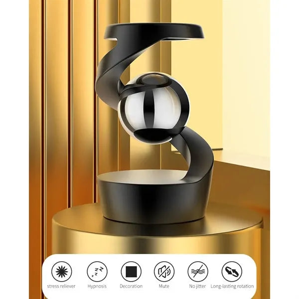 Metal Levitating Spinning Top Desk Toy for Stress Relief