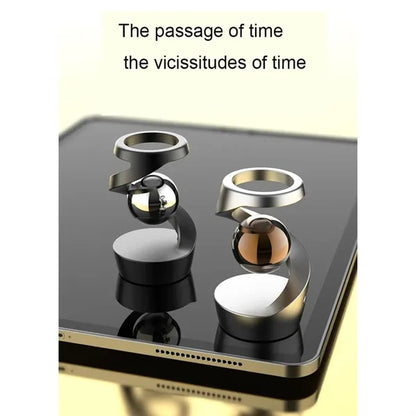 Metal Levitating Spinning Top Desk Toy for Stress Relief