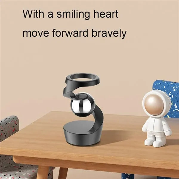 Metal Levitating Spinning Top Desk Toy for Stress Relief