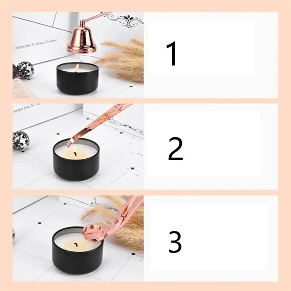 4 in 1 Gift Home Decor Snuffer Cutter Candle Accessory Set