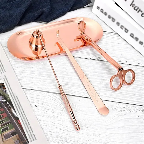 4 in 1 Gift Home Decor Snuffer Cutter Candle Accessory Set