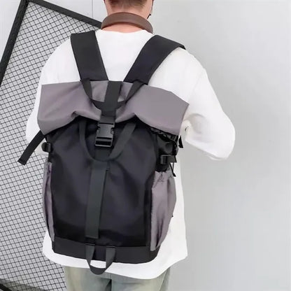 Roll Top Large Capacity Backpack For College, Outdoor