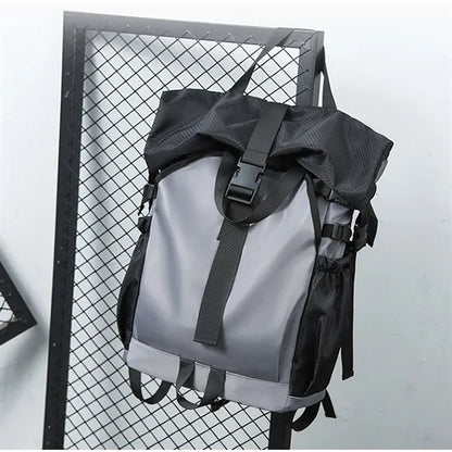 Roll Top Large Capacity Backpack For College, Outdoor