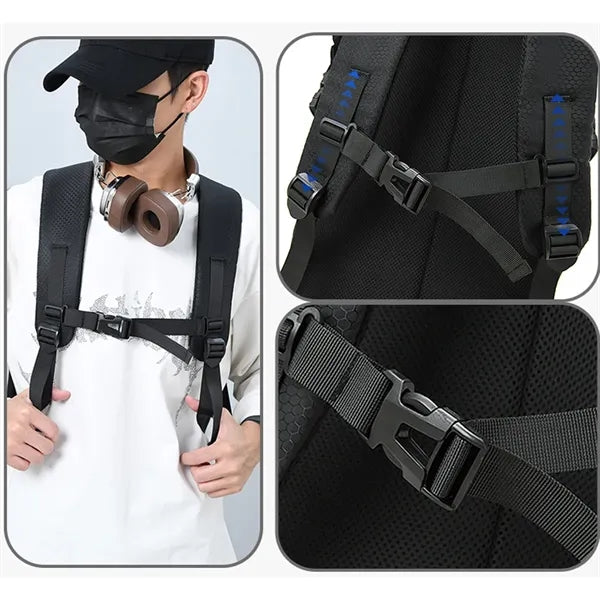 Roll Top Large Capacity Backpack For College, Outdoor