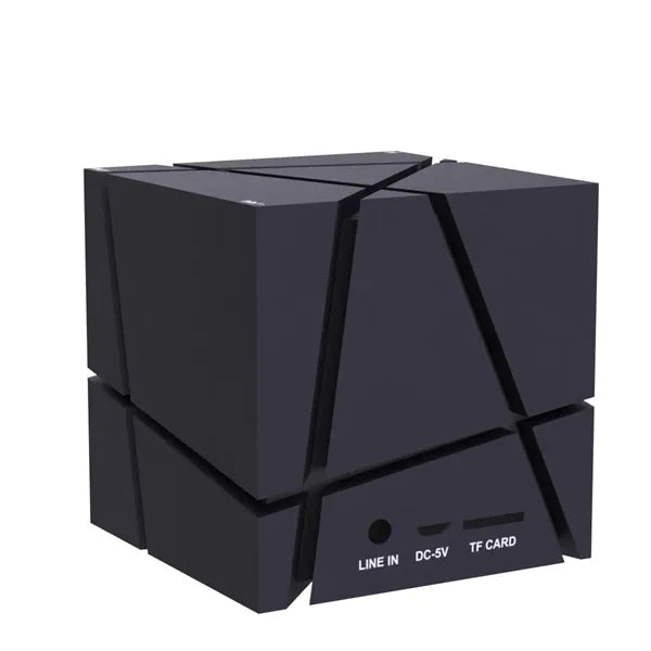 Portable Wireless Cube Bluetooth Speaker with Colorful Light