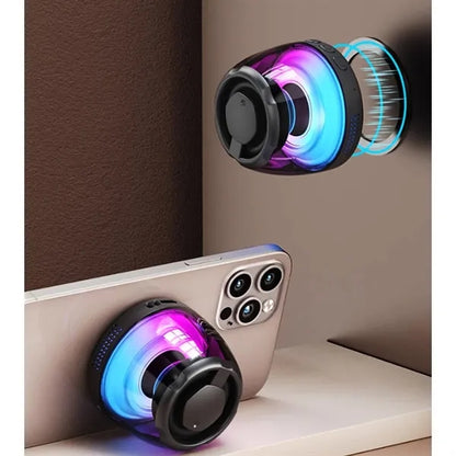 Wireless Mini Bluetooth Speaker with Magnetic Base Plate