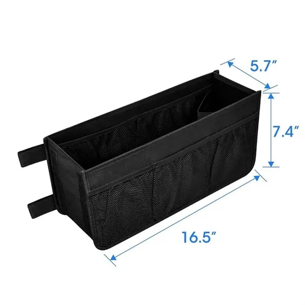 Seniors nursing wheelchair organizer bag walker basket