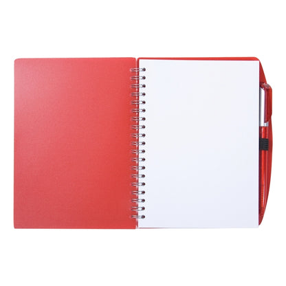 Color-Pro Spiral Unlined Notebook with Pen