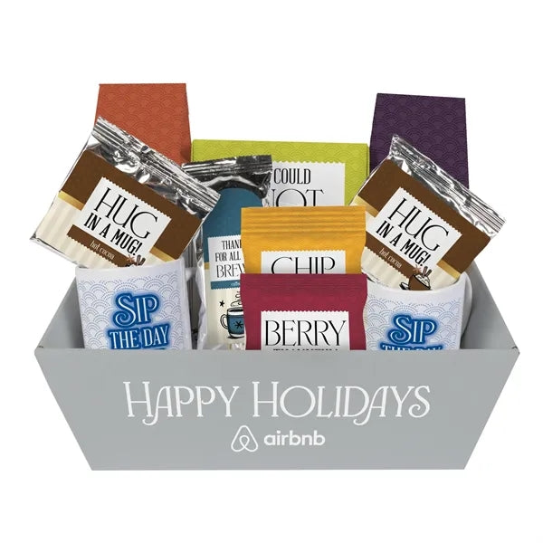 Sip and Savor Gourmet Tray with Mugs - Small
