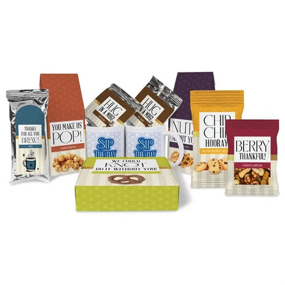 Sip and Savor Gourmet Tray with Mugs - Small