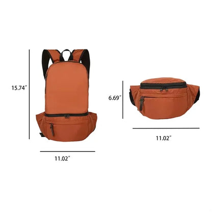 Lightweight Custom Backpack With Zipper Pocket Travel Bag