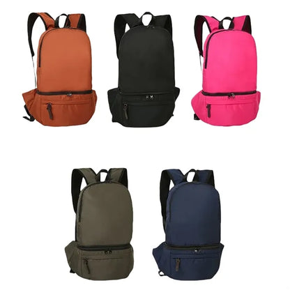 Lightweight Custom Backpack With Zipper Pocket Travel Bag
