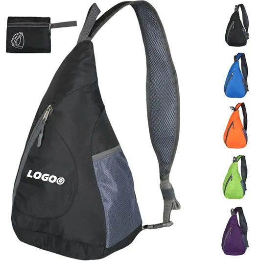Foldable Lightweight Sling Backpack With Custom Logo Bag