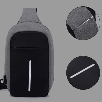 Anti-Theft Sling Bag with USB Charging Port