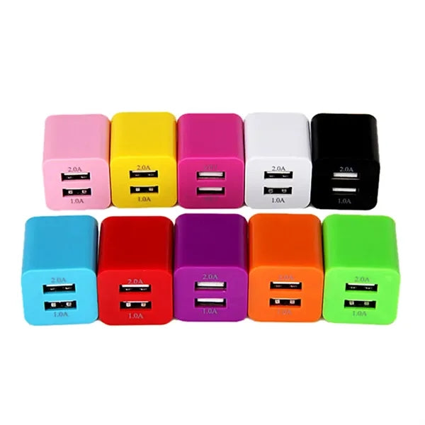 Dual USB Wall Charger for Fast Device Charging
