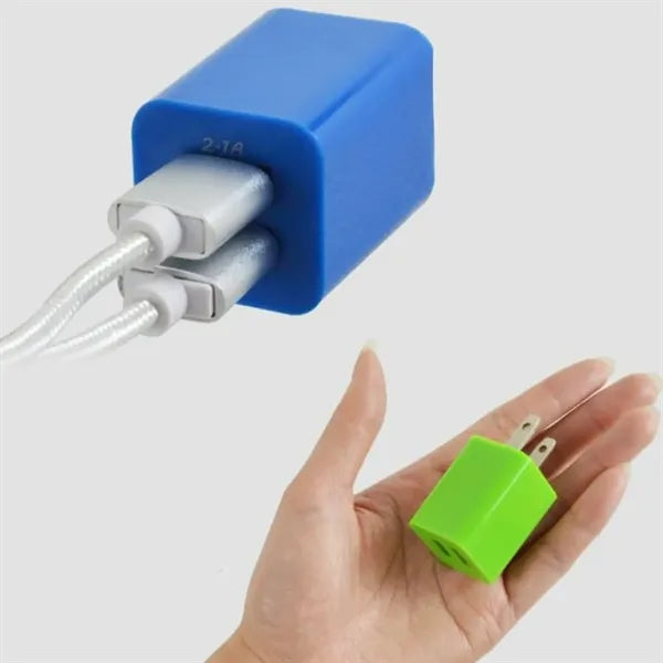Dual USB Wall Charger for Fast Device Charging