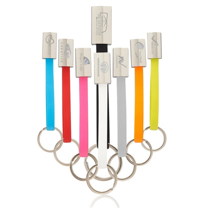 Keychain Dual USB Charging Cable
