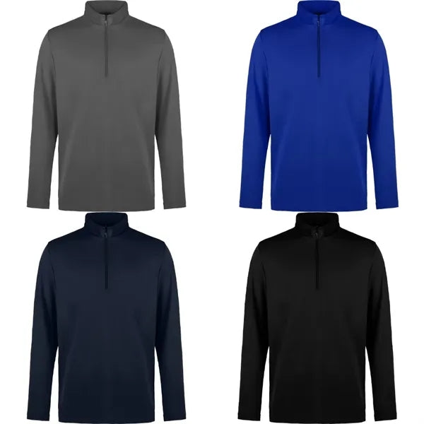 UV Micro Men's Mesh Quarter Zip Pullover