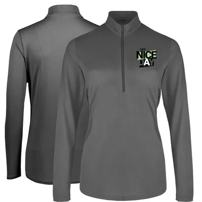 Women's UV Micro Mesh Quarter Zip Pullover