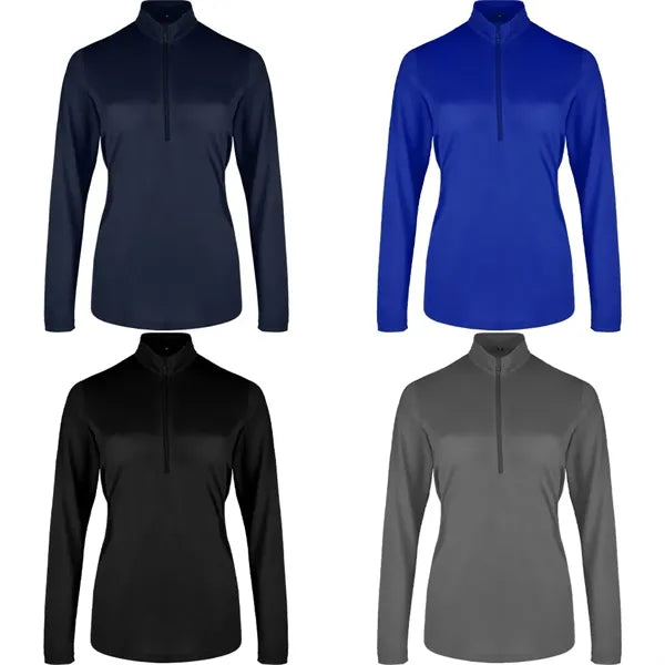 Women's UV Micro Mesh Quarter Zip Pullover