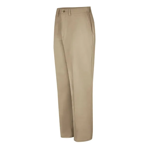 Red Kap Bottoms - Men's Plain Front Cotton Casual Pant