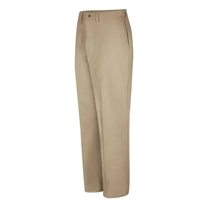 Red Kap Bottoms - Men's Plain Front Cotton Casual Pant