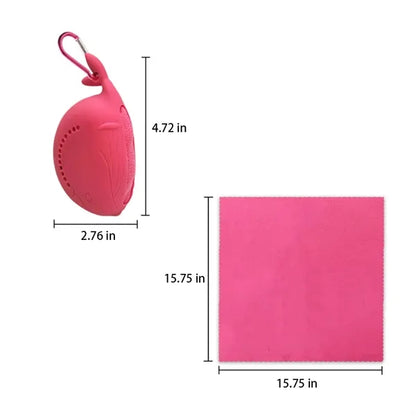 Breathable Sweat Absorbent Towels with Silicone Sleeves