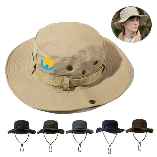 Adjustable Wide Brim Foldable Outdoor Bucket Sun Hats
