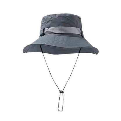 Adjustable Wide Brim Foldable Outdoor Bucket Sun Hats