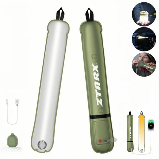 LED Tube Handheld Portable Foldable-Inflatable Camping Light