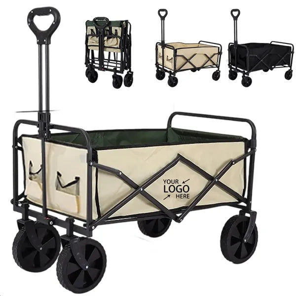 Outdoor Collapsible Folding Utility Wagon Cart