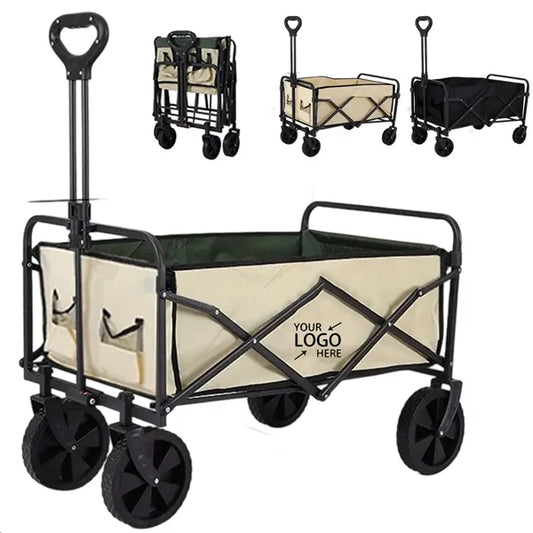 Outdoor Collapsible Folding Utility Wagon Cart