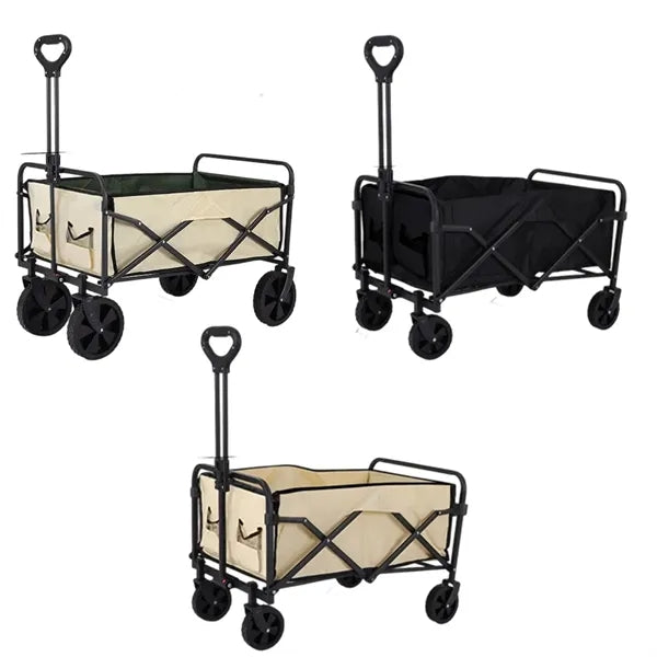 Outdoor Collapsible Folding Utility Wagon Cart